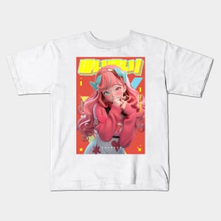 Cutie pie - Be Proud Selection | Anime Manga Cute Anime Girl In Love Pop Art Design | PROUD OTAKU Kids T-Shirt